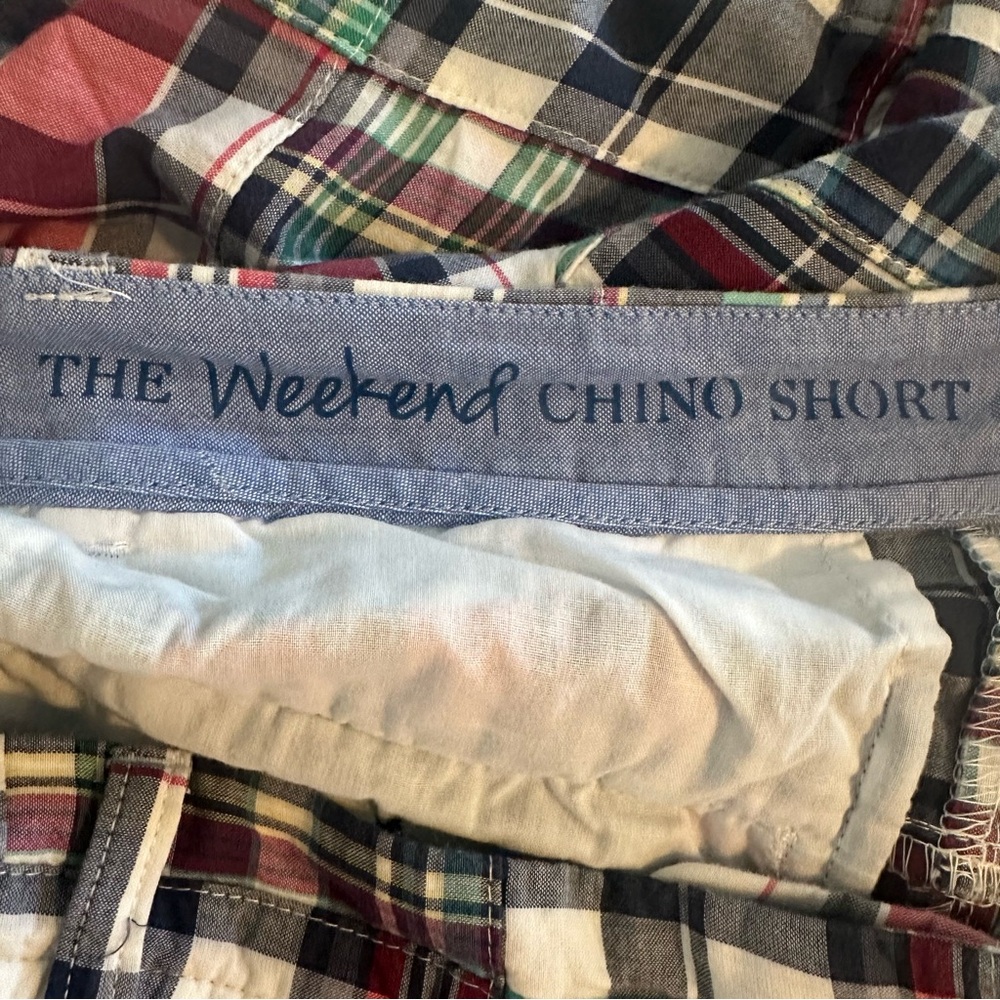 Talbots Madras Plaid Weekend Chino Shorts - Picture 10 of 12